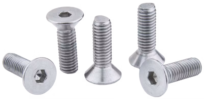 Kupo KS-293 3/8"-16Unc X 1-1/4" Stainless Hex Flat Head Screw Set (5Pcs)