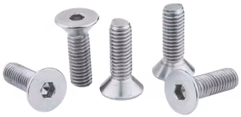 Kupo KS-293 3/8"-16Unc X 1-1/4" Stainless Hex Flat Head Screw Set (5Pcs)