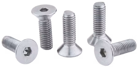 Kupo KS-293 3/8"-16Unc X 1-1/4" Stainless Hex Flat Head Screw Set (5Pcs)
