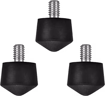 Kupo KS-360 Universal Rubber Feet Pad w/ 3/8"-16X13mm Thread (Set of 3)