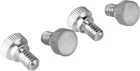 Kupo KS-363 1/4"-20*10mm Steel Thumb Screw, Knurled Head (Set of 4)