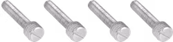 Kupo KS-364 Aluminum M6*30mm Thumb Screw Slotted Knurled Head(Set of 4)