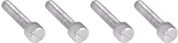 Kupo KS-364 Aluminum M6*30mm Thumb Screw Slotted Knurled Head(Set of 4)