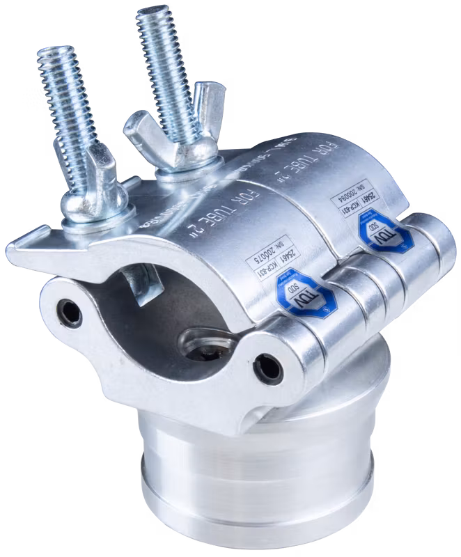 Kupo KS-666 Paddle Mount: Euro Apapter For 2" Copupler Tube
