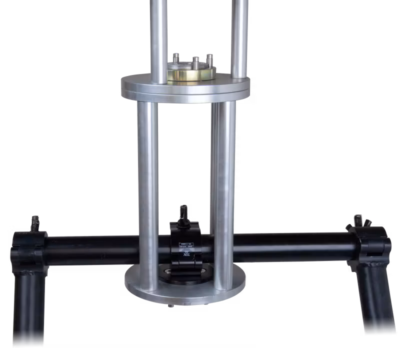 Kupo KS-696 Mitchell Mount With 2" Coupler Collar Castle & Nut