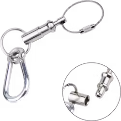 Kupo KS-702 *Quick Release Safetypin With Key Chain & Spring Hook