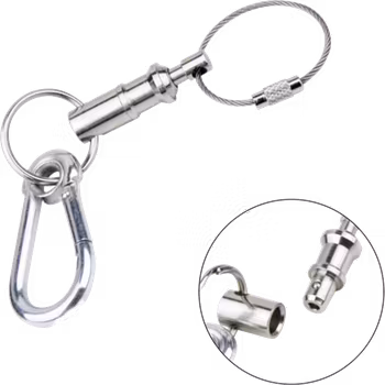 Kupo KS-702 *Quick Release Safetypin With Key Chain & Spring Hook