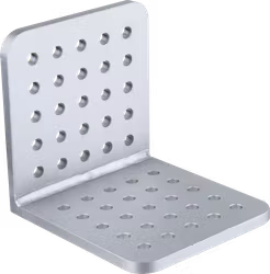 Kupo KS-0606L L-Cheese-Plate 6"(15.2cm)X 6"(15.2cm) With 3/8" Hole