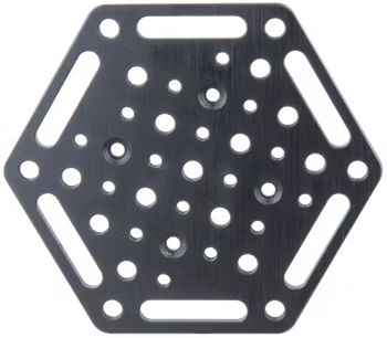 Kupo KS-0406 Hex Cheese Plate For 6" Suction Cup