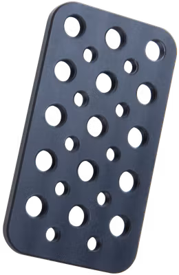 Kupo KS-3922 Mini Mounting Plate With 3/8"&1/4" Holes 3.97"(10cm)*2.2"(5.6cm)