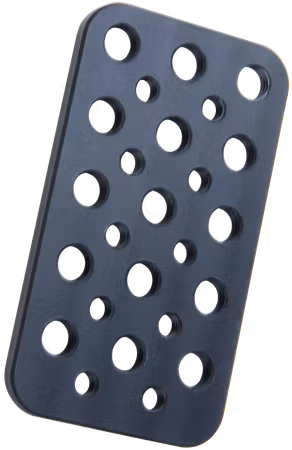 Kupo KS-3922 Mini Mounting Plate With 3/8"&1/4" Holes 3.97"(10cm)*2.2"(5.6cm)