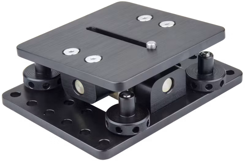 Kupo KSC-150 Mini 4 Way Leveling Cam Mount w/ 3/8" Slot-Blk