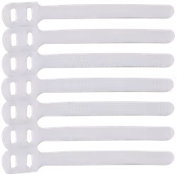 Kupo MEZ-PO1W Ez Tie Petite, 7pcs  White