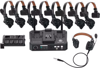 Hollyland Solidcom C1 Pro  Wireless Intercom System with 8 ENC headsets with Hub Station