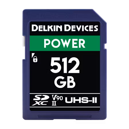 Delkin SDXC Power 2000X UHS-II U3 R300/W250 (V90) 512GB