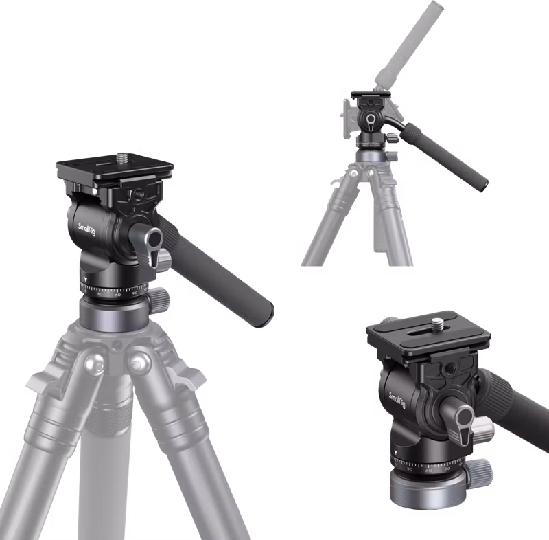 SmallRig 4170 Video Head CH20 with Leveling Base