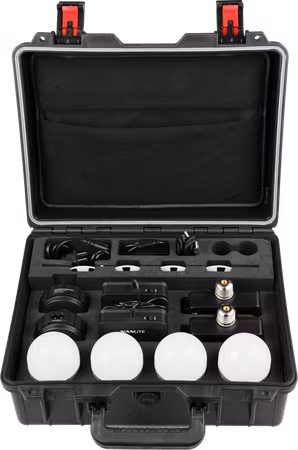 Kit Nanlite Pavotube T8-7X-4 Light kit  & Pavobulb 10C 4 Bulb kit