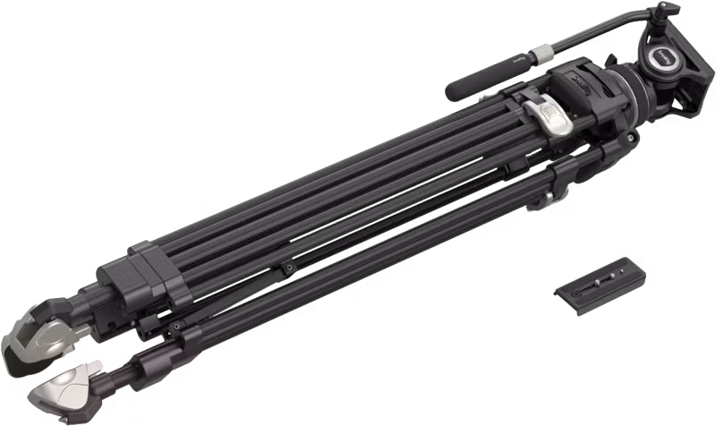 SmallRig 3989 Heavy-Duty Carbon Fiber Video Tripod Kit FreeBlazer AD-100