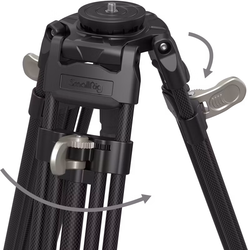 SmallRig 4167 FreeBlazer Heavy-Duty Carbon Video Tripod