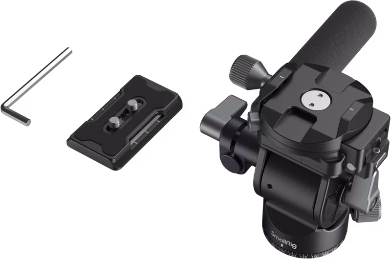 SmallRig 4104 Video Head with Mount Plate for Vertical Shooting