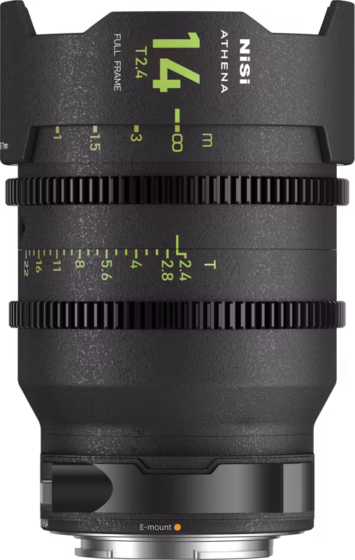 NiSi Cine Lens Athena Prime 14mm T2.4 E-Mount