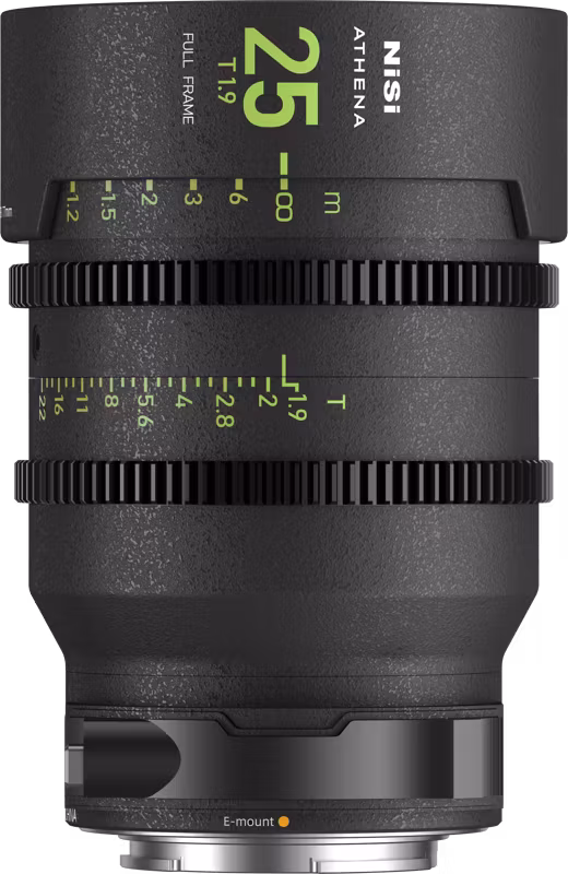 NiSi Cine Lens Athena Prime 25mm T1.9 E-Mount