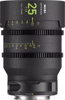 NiSi Cine Lens Athena Prime 25mm T1.9 E-Mount