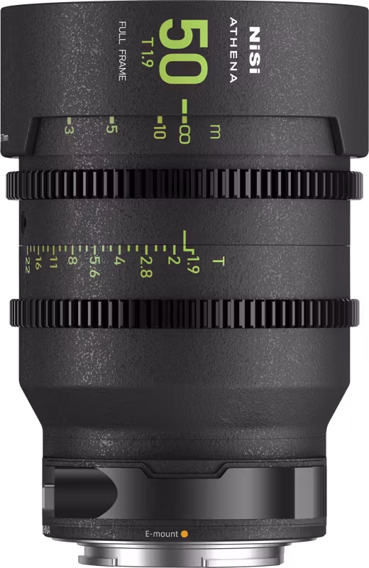NiSi Cine Lens Athena Prime 50mm T1.9 E-Mount