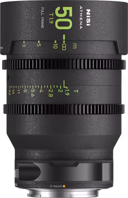NiSi Cine Lens Athena Prime 50mm T1.9 E-Mount