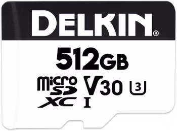 Delkin microSD Hyperspeed R100/W75 512GB