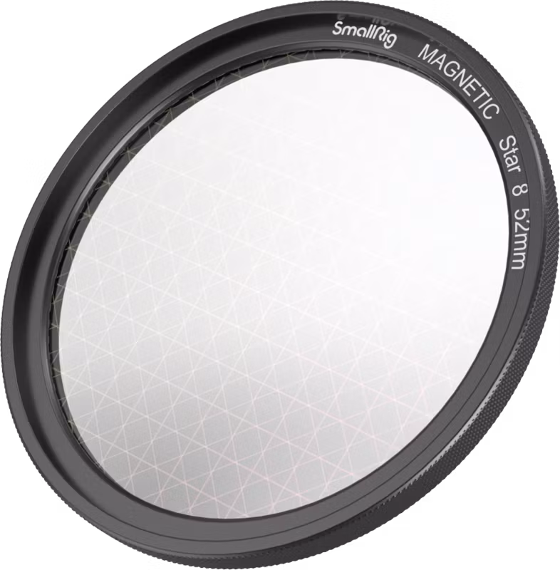 SmallRig 4218 MagEase Magnetic Star-Cross Filter Kit (8 Points) 52mm