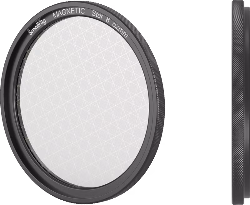 SmallRig 4218 MagEase Magnetic Star-Cross Filter Kit (8 Points) 52mm