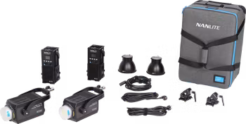 NANLITE Forza 500B II 2 Kit LED Spot Light with Trolley Case