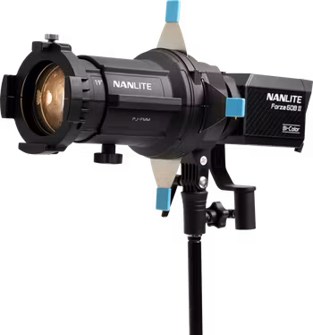 NANLITE Forza 60B II LED Bi-color Spot Light with 19°&36° Projection Attachment