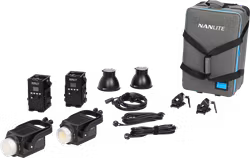 NANLITE Forza 300 II 2 Kit LED Spot Light with Trolley Case