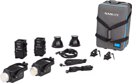 NANLITE Forza 300 II 2 Kit LED Spot Light with Trolley Case