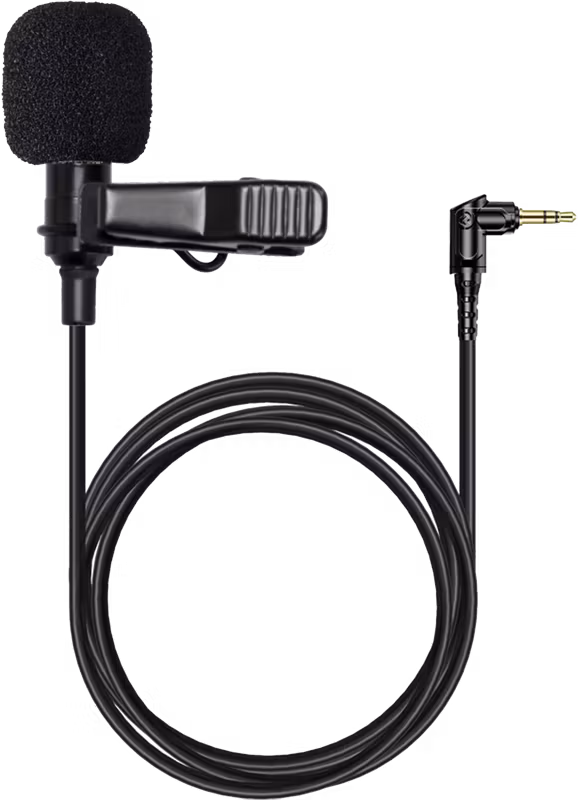 Hollyland Omnidirectional Lavalier Microphone (Black 1-Pack) for Lark Max 2