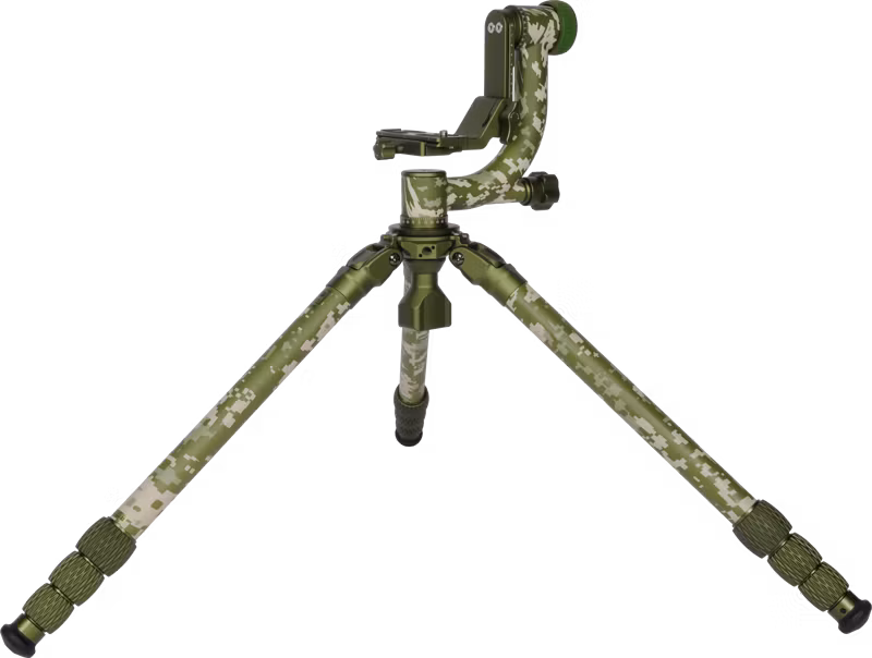 Sirui Carbon Tripod + Gimbal Head kit CT-3204 +CH20 Camoflage