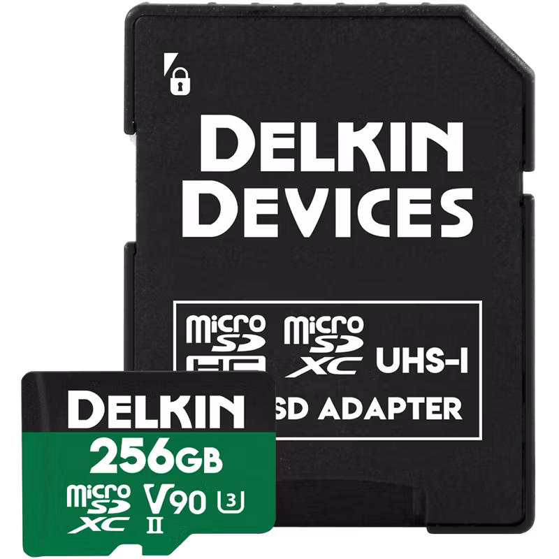 Delkin microSD Power 2000x UHS-II (V90) R300/W250 256GB