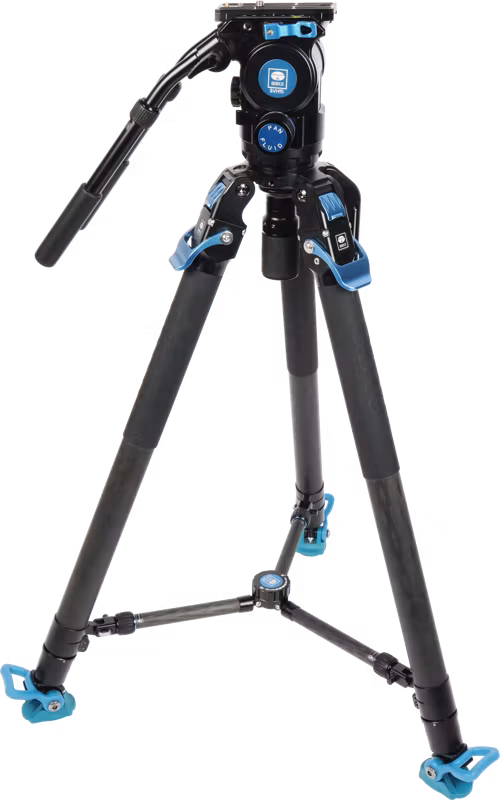 Sirui Pro Video Tripod Kit Rapid SVT-75 Pro + Fluid Head SVH15