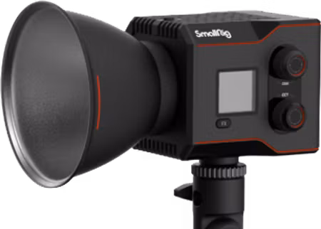 SmallRig 4376 LED Video Light COB RC 60B with Powerbank Clamp