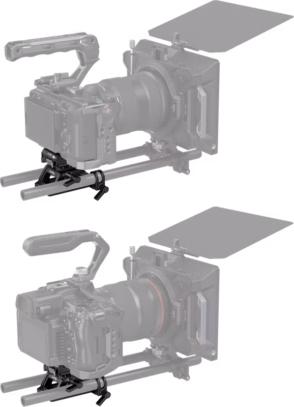 SmallRig 4233 Height adjustable Mount Plate Kit Universal ARCA & Manfrotto compatible