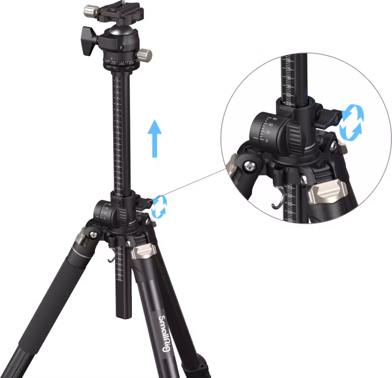 SmallRig 4288 Tripod with Lateral Center Column CT200
