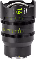NiSi Cine Lens Athena Prime 14mm T2.4 E-Mount (Without Drop-in Filter)