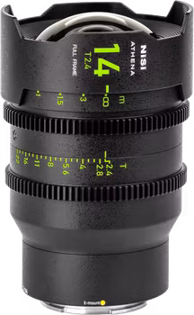 NiSi Cine Lens Athena Prime 14mm T2.4 E-Mount (Without Drop-in Filter)