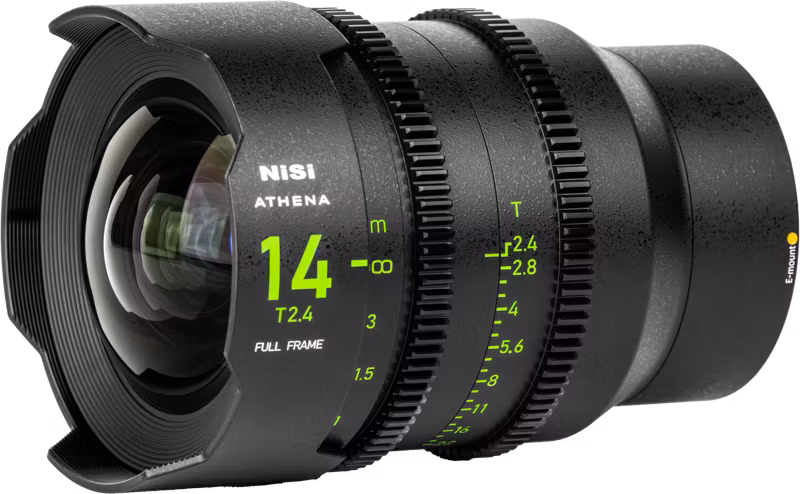 NiSi Cine Lens Athena Prime 14mm T2.4 E-Mount (Without Drop-in Filter)