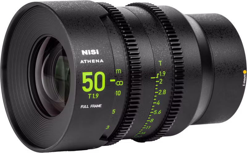 NiSi Cine Lens Athena Prime 50mm T1.9 E-Mount (Without Drop-in Filter)