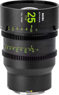 NiSi Cine Lens Athena Prime 25mm T1.9 E-Mount (Without Drop-in Filter)