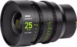 NiSi Cine Lens Athena Prime 25mm T1.9 E-Mount (Without Drop-in Filter)