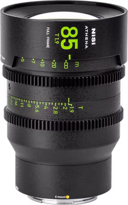 NiSi Cine Lens Athena Prime 85mm T1.9 E-Mount (Without Drop-in Filter)